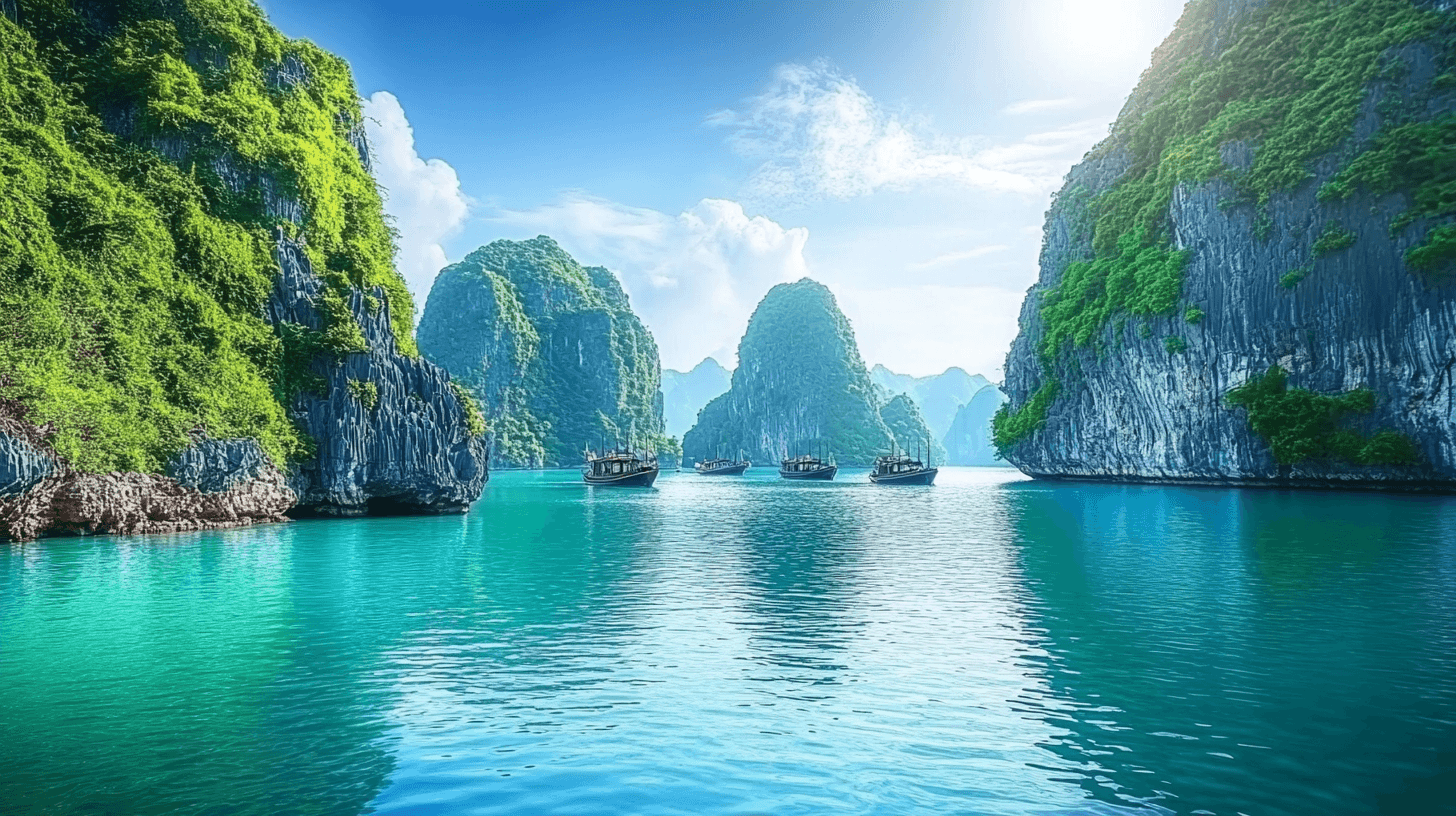 Vietnam tour package from Kerala – Ha Long Bay limestone islands and cruise Vietnam tour package from Kerala – Ha Long Bay limestone islands and cruise